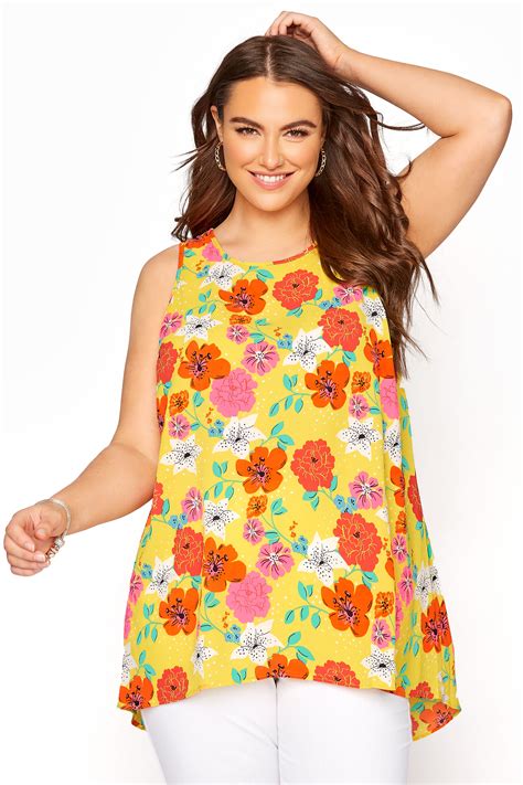 floral blouse design|long top blouse sleeveless floral.